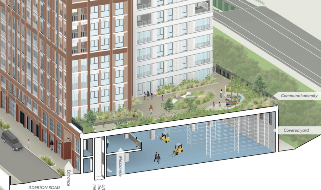 Horizontal mixed use development HGH Consulting